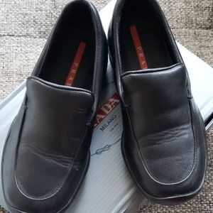 Prada Calzature Baby Leather Loafers Size 26 (9.5 US)